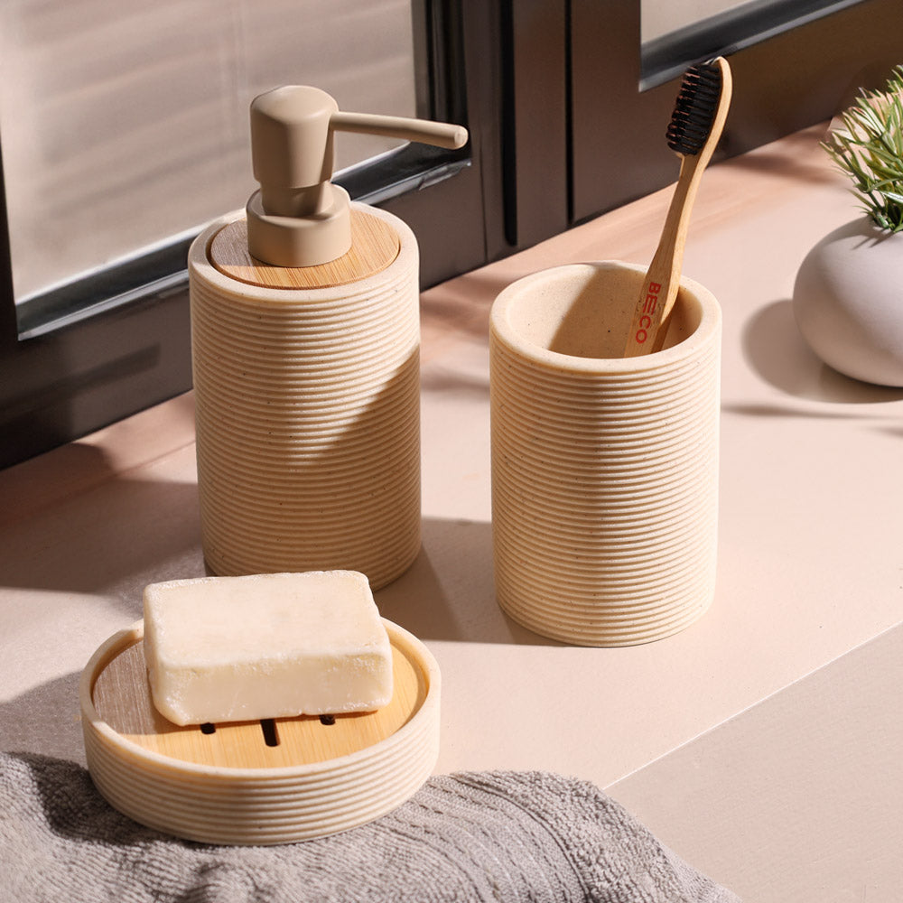 Kala 3-piece Bathroom Set - Cream