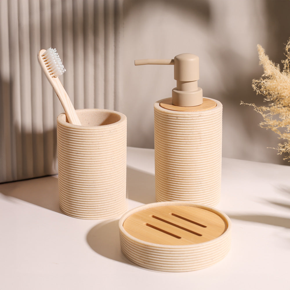 Kala 3-piece Bathroom Set - Cream