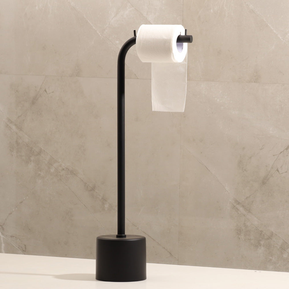 Kansa Toilet Roll Holder - Matte Black