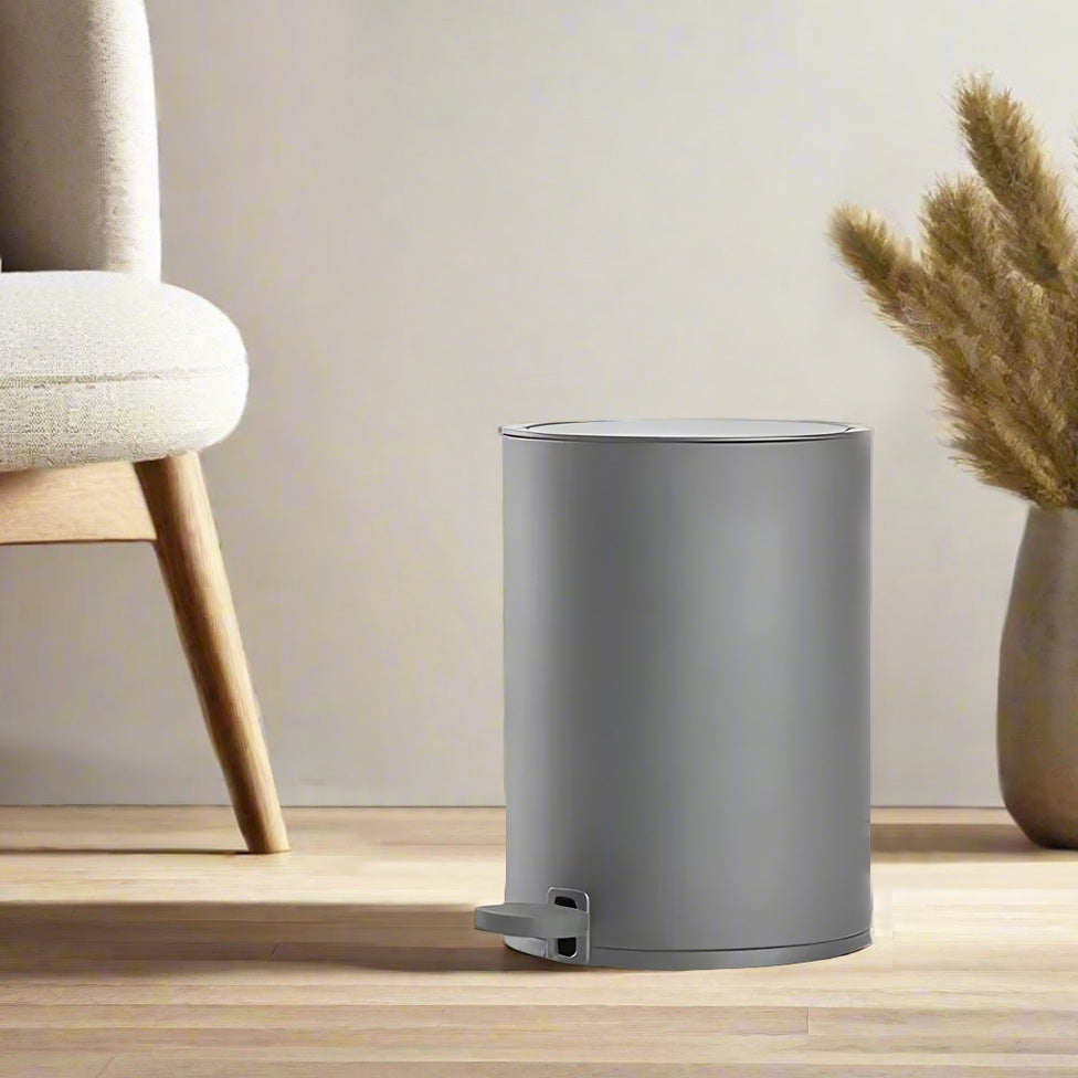 Karma Pedal Bin Small - Grey