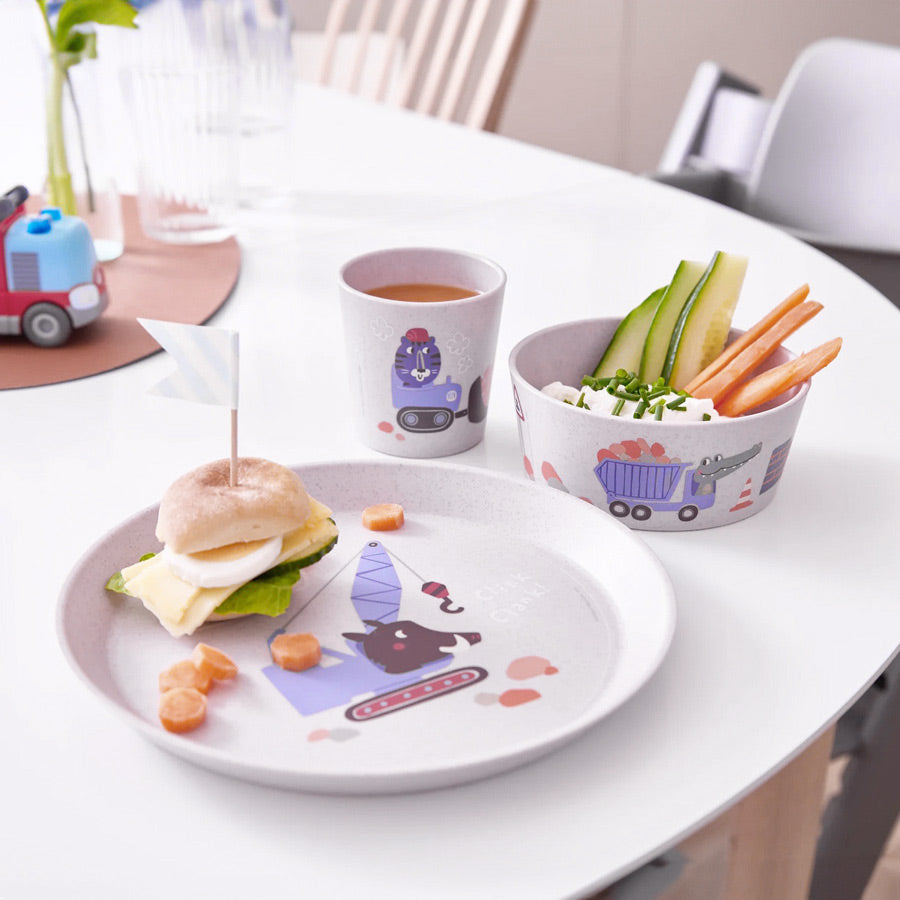 Connect Kids Plate - Trucks