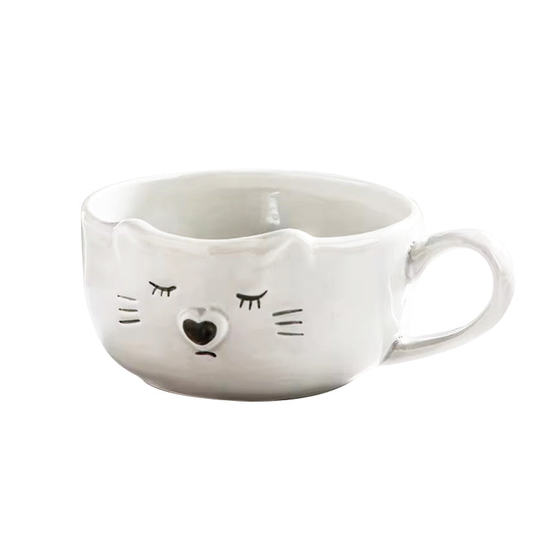 Kitty Ceramic Cup - Grey