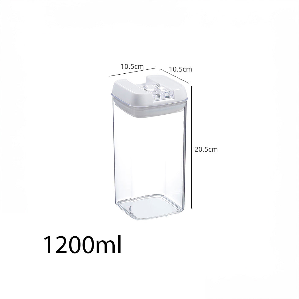 Klip Airtight Storage Jar 1300ml - White