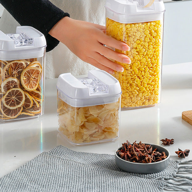 Klip Airtight Storage Jar 450ml - White