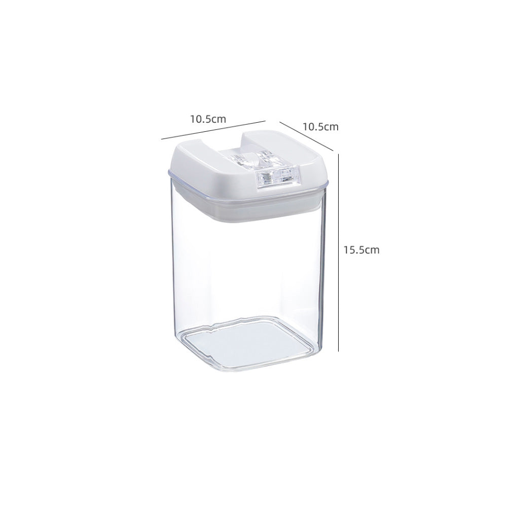 Klip Airtight Storage Jar 900ml - White