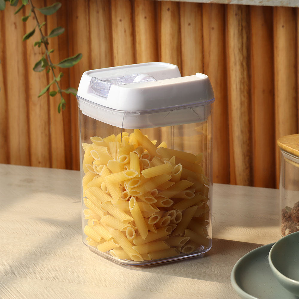 Klip Airtight Storage Jar 900ml - White