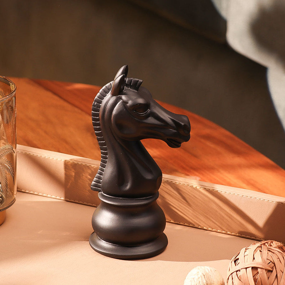 Oros Knight Decorative Sculpture - Matte Black