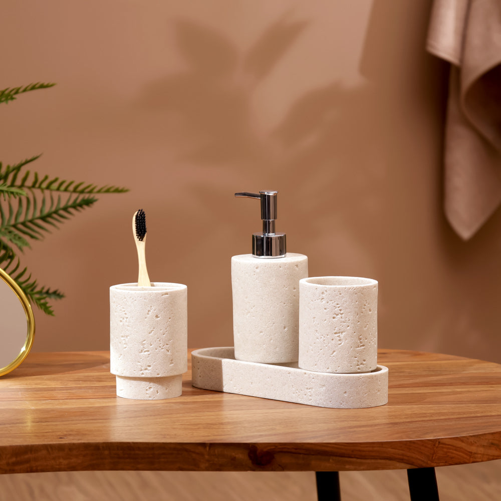 Oslo 4-piece Bathroom Set - Greige