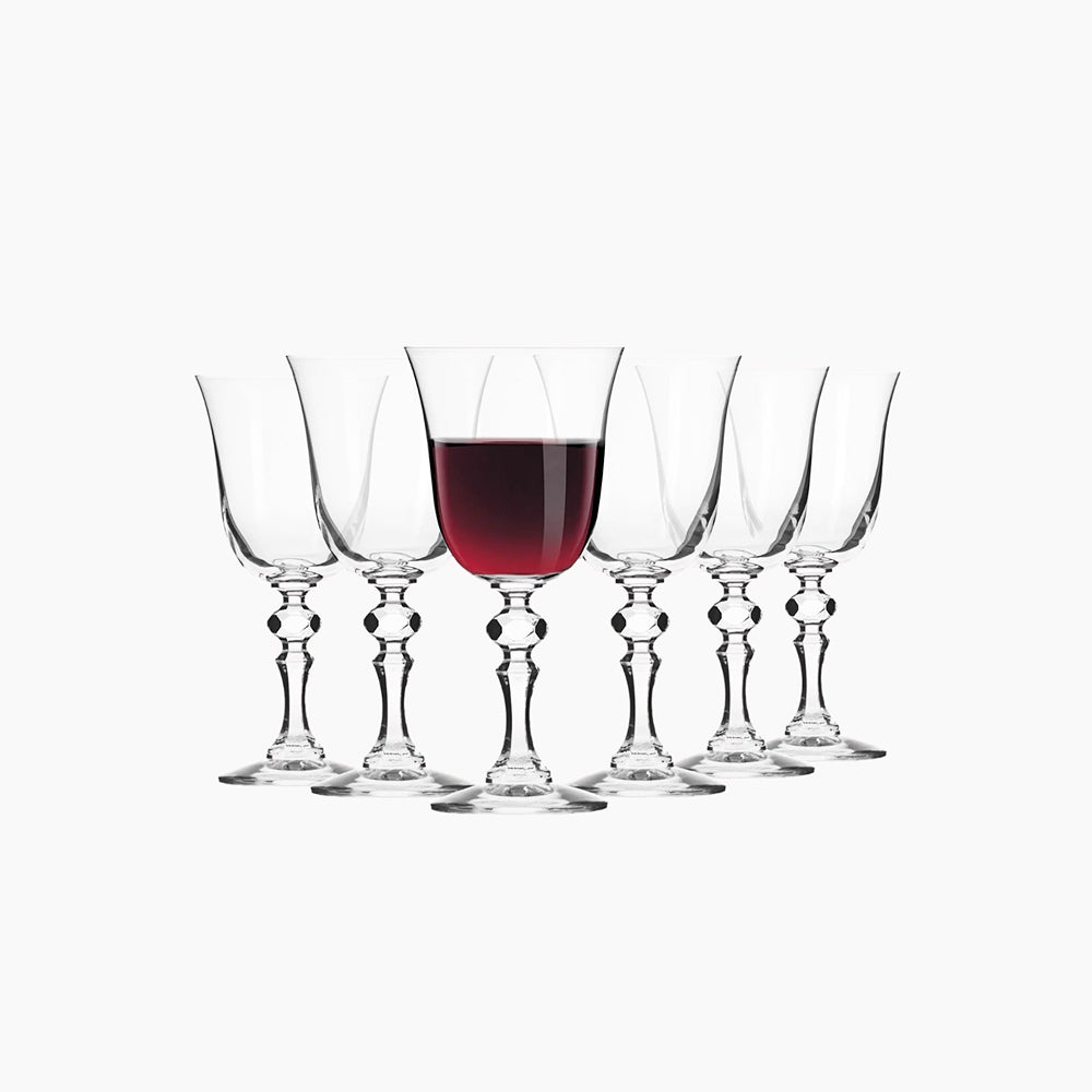 Krista Red Wine Glasses 250ml, Set of 6