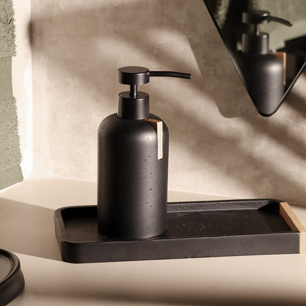 Kyoto Soap Dispenser - Black Natural