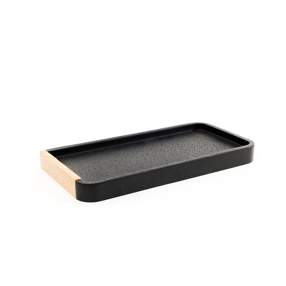 Kyoto Valet Tray Small - Black Natural