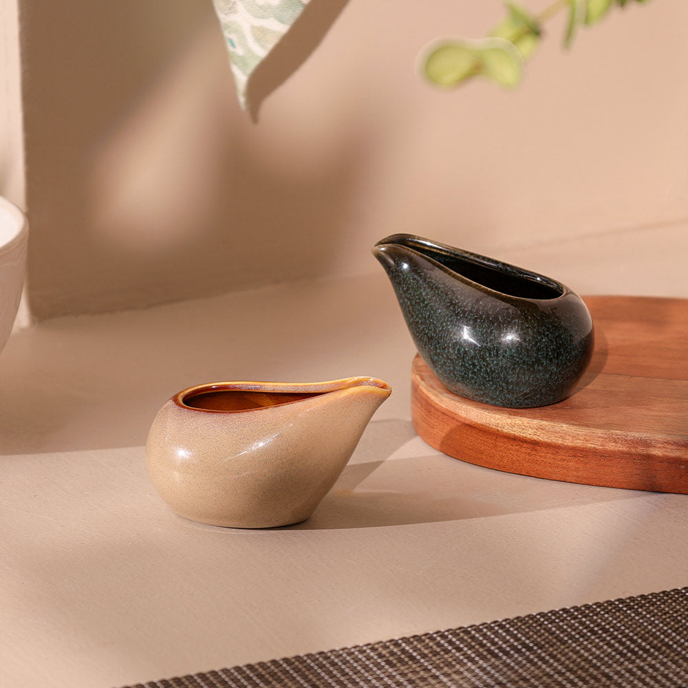 Lacuna Condiment Pot - Speckled Sand