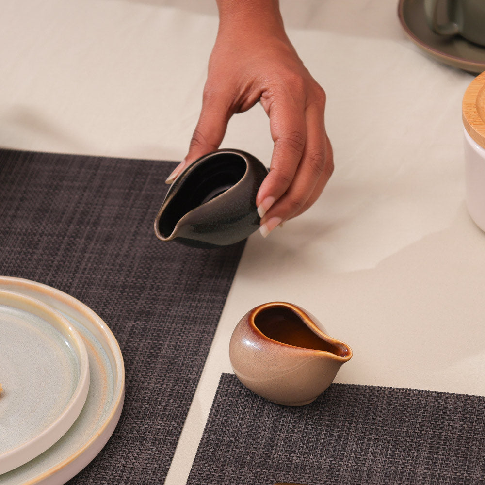 Lacuna Condiment Pot - Speckled Sand