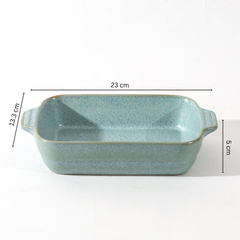 Lacuna Baking Dish - Matte Blue