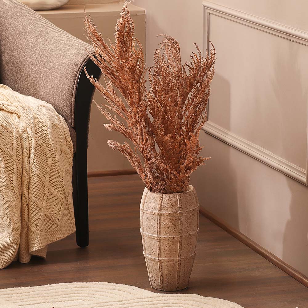 Latin Pampas Faux Stem - Brown