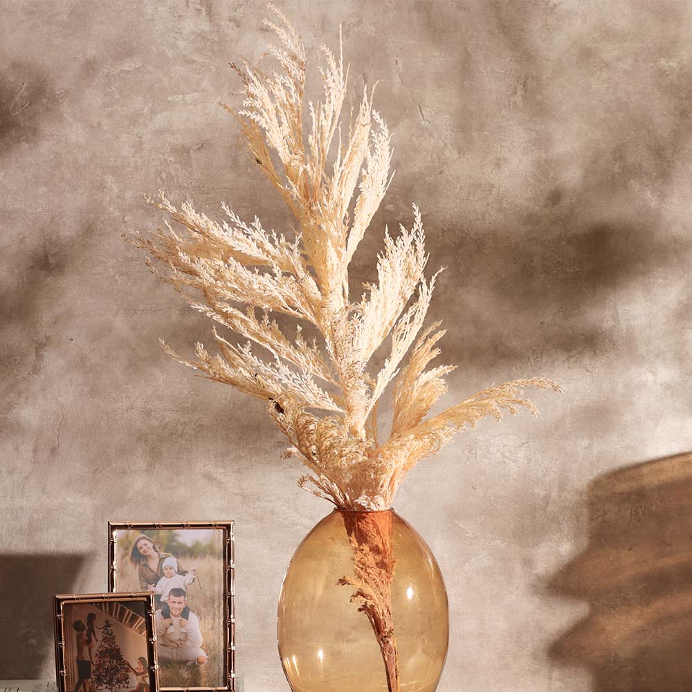Latin Pampas Faux Stem - Cream