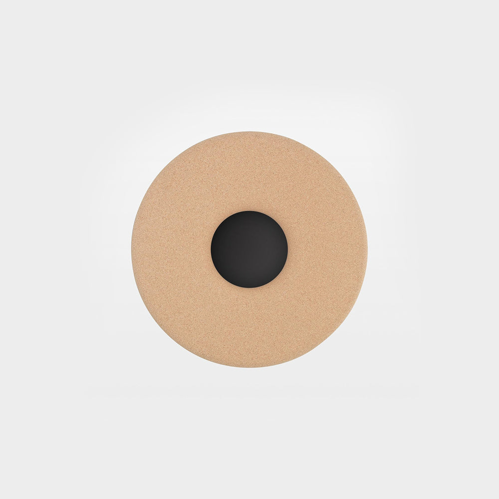 Laundry Bin with Cork Lid 60L - White