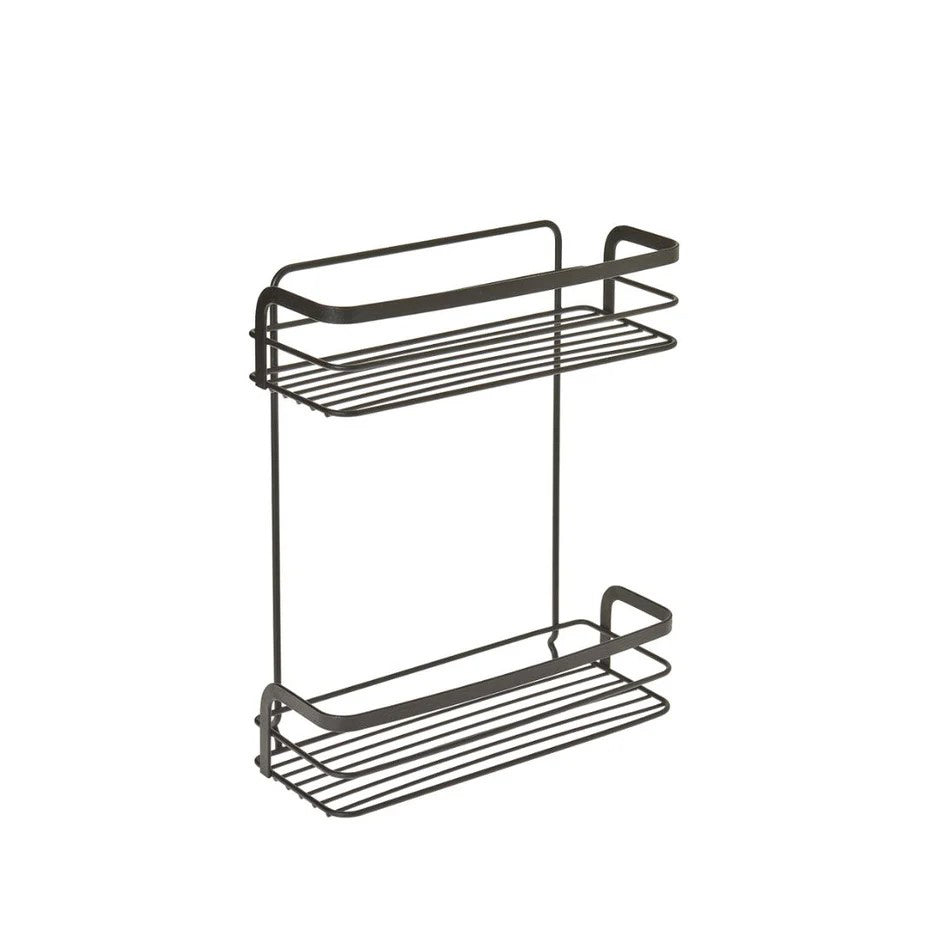 Lava Origin 2-Tier Rectangular Shelf - Black