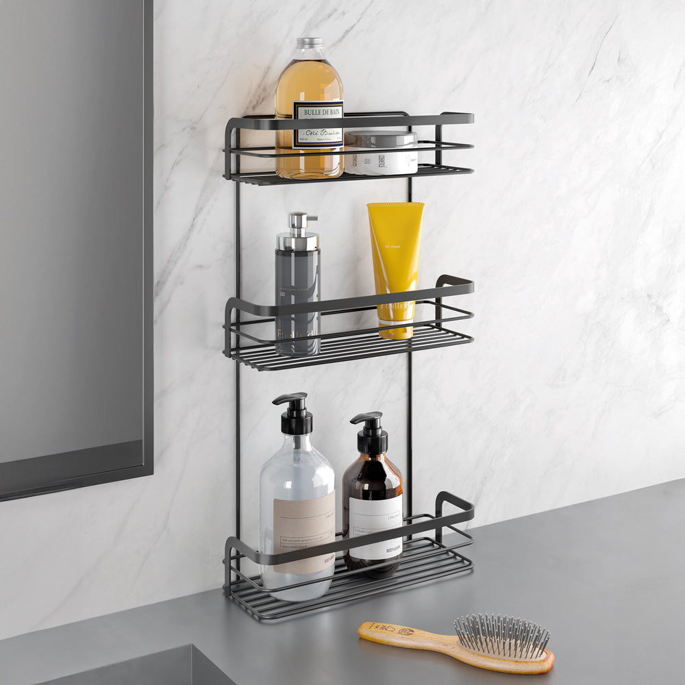 Lava Origin 3-Tier Rectangular Shelf - Black