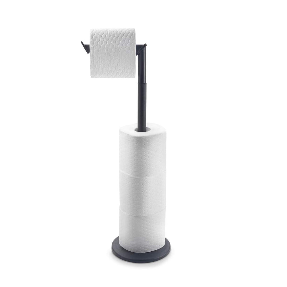 Lava Toilet Roll Holder with Dispenser - Black