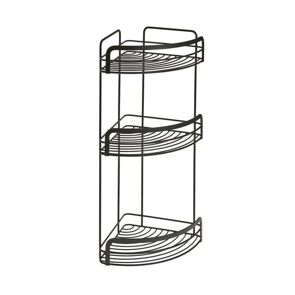 Lava Origin 3-Tier Corner Shelf - Black