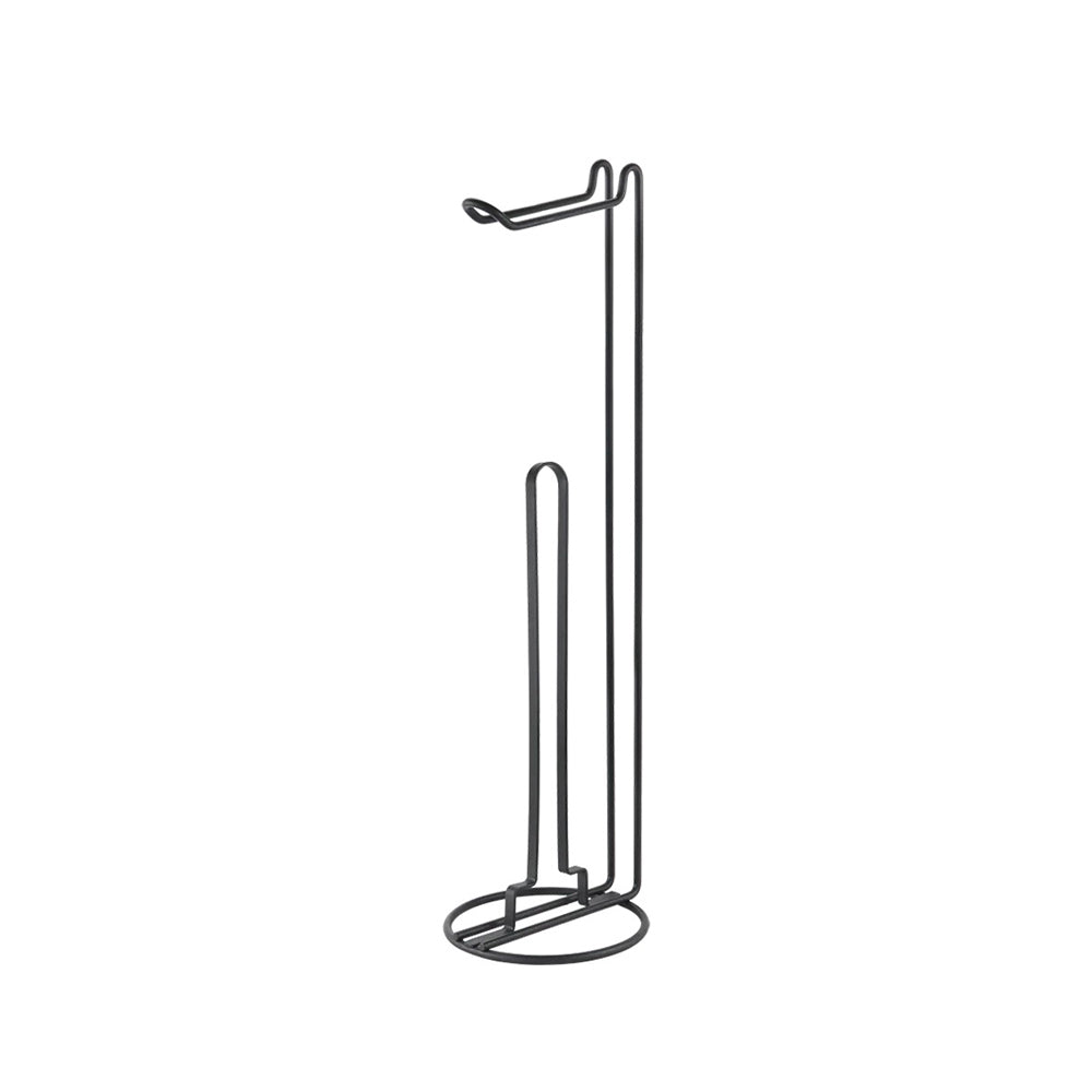 Lava Origin Toilet Paper Holder with Dispenser - Black