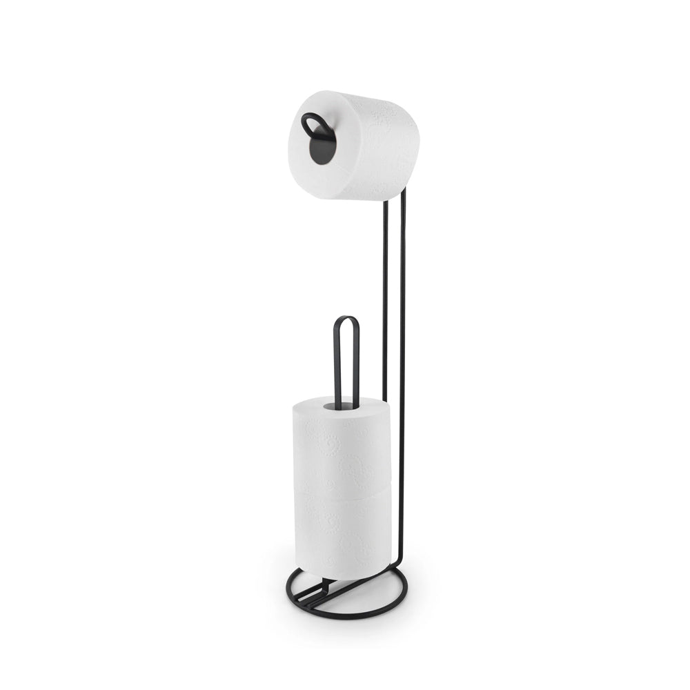 Lava Origin Toilet Paper Holder with Dispenser - Black