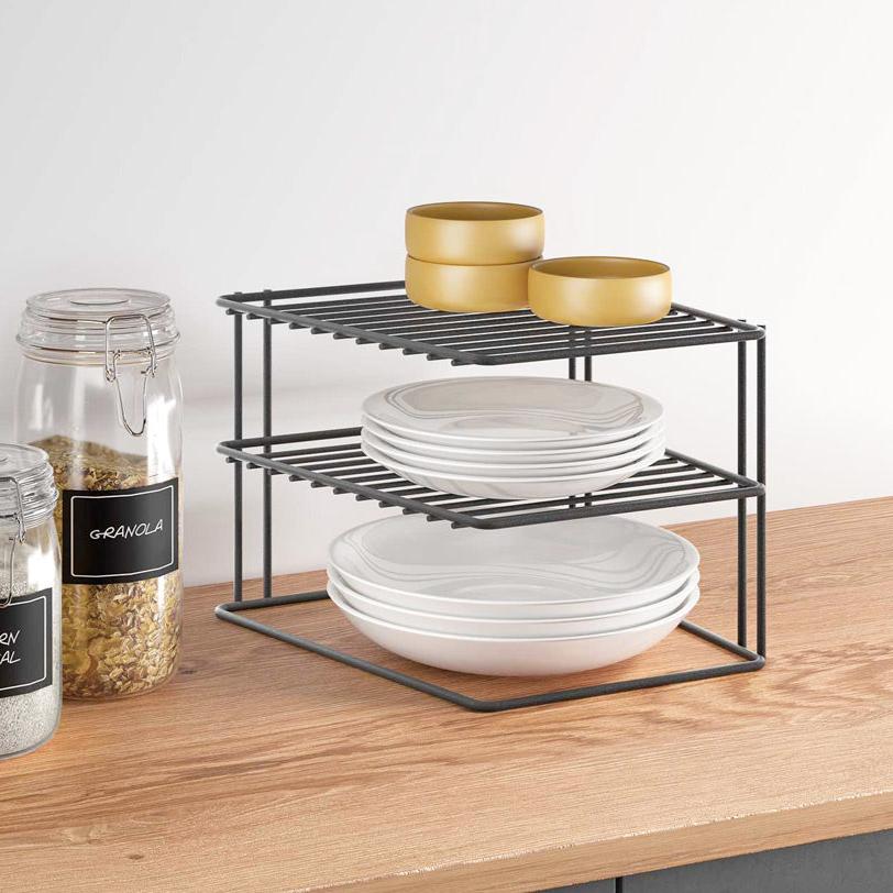 Lava Palio 2-Tier Corner Rack - Black