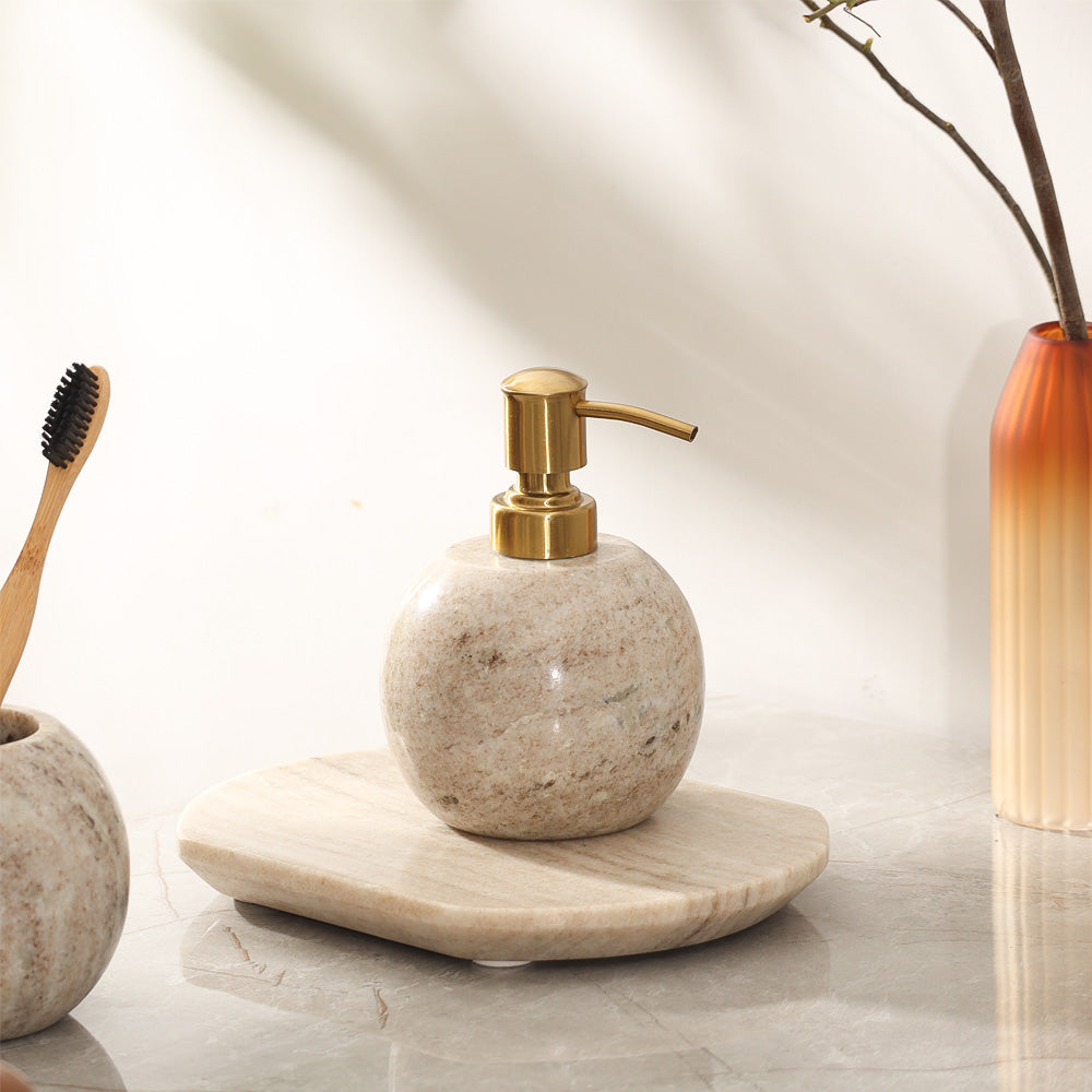Lavo Marble Soap Dispenser - Desert