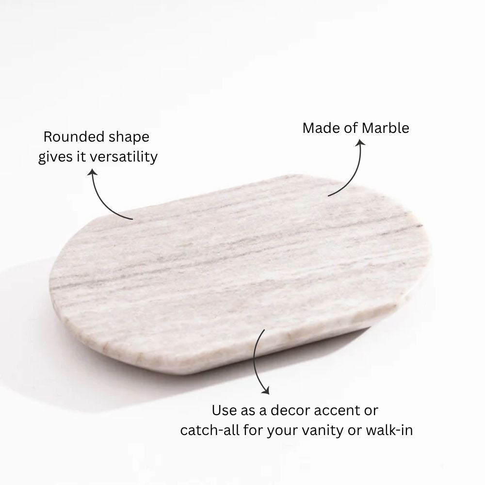 Lavo Marble Valet Tray - Desert