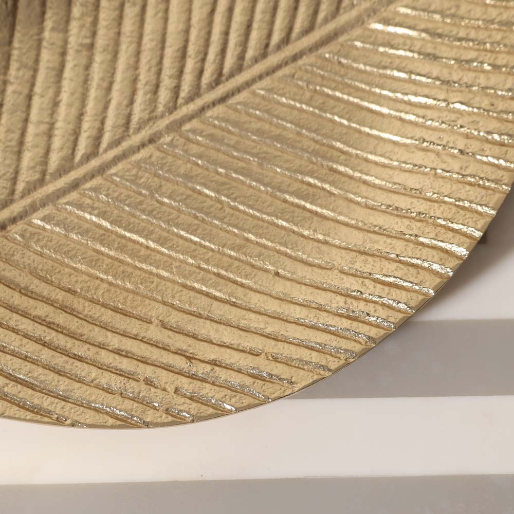 Leaf Decorative Tray - Gold
