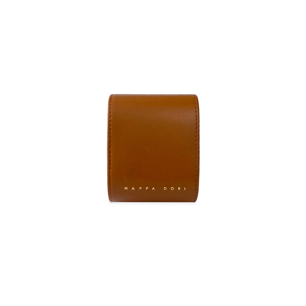 Leather Single Watch Case - Tan