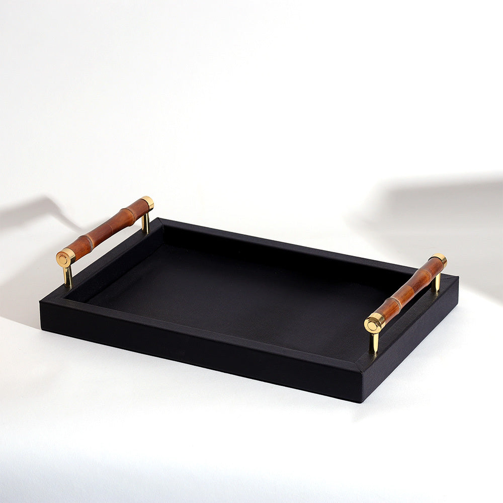 Leva Serving Tray Large - Black Natural