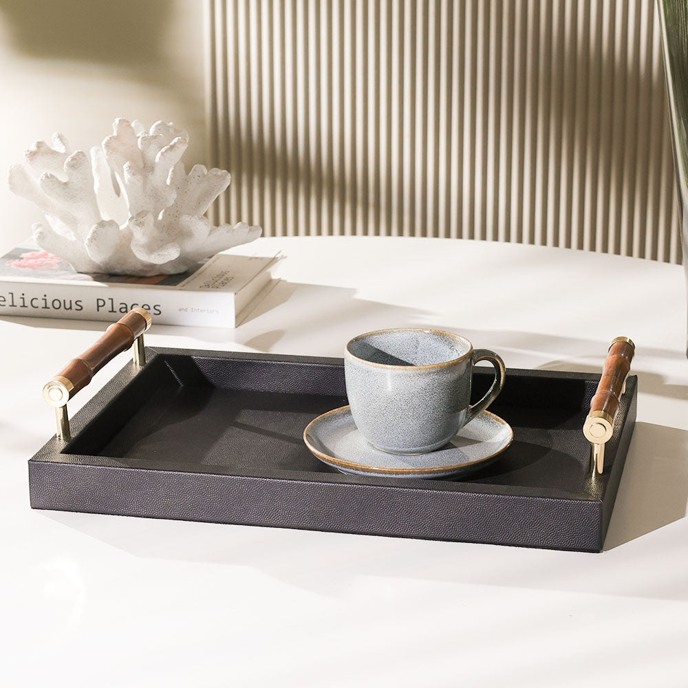 Leva Serving Tray XL - Black Natural