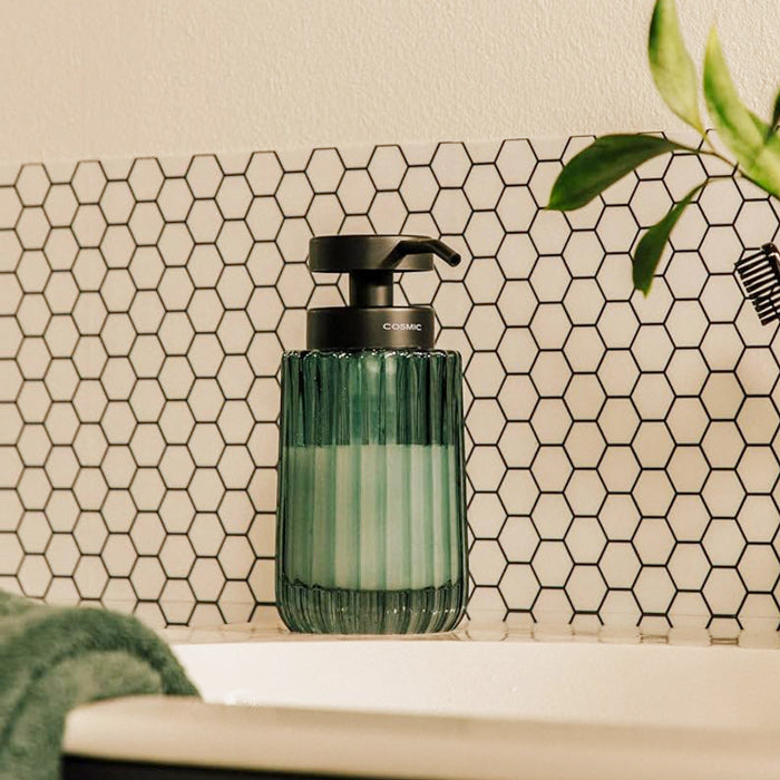 Lido Glass Soap Dispenser - Bluish Green
