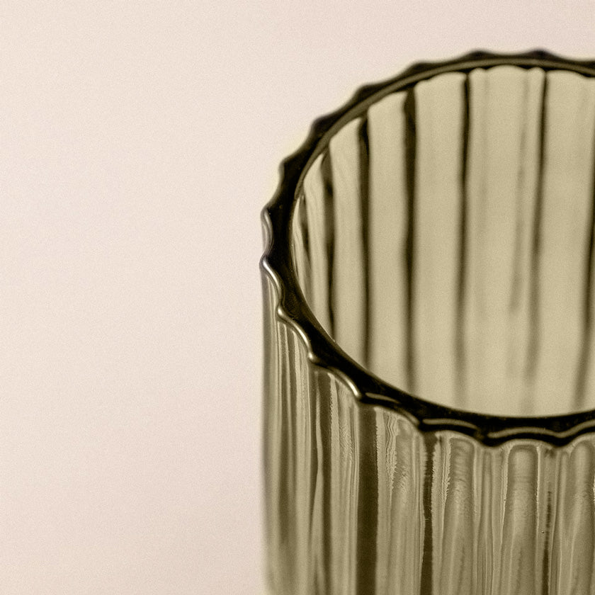 Lido Glass Toothbrush Tumbler - Forest