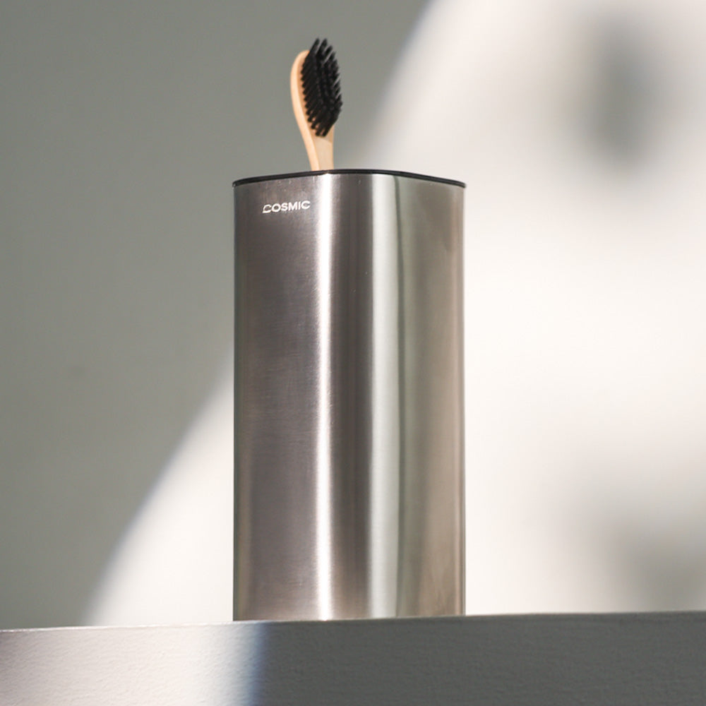 Line Toothbrush Tumbler - Brushed SS