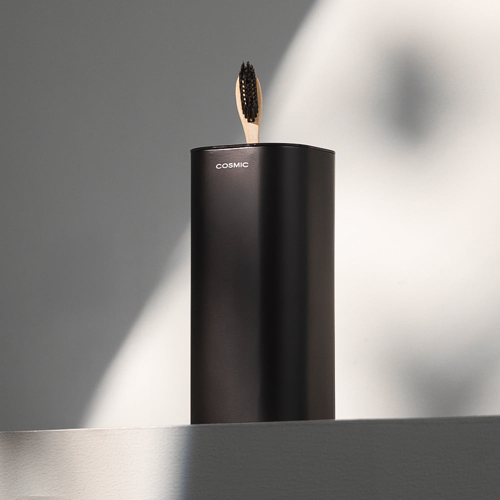 Line Toothbrush Tumbler - Matte Black