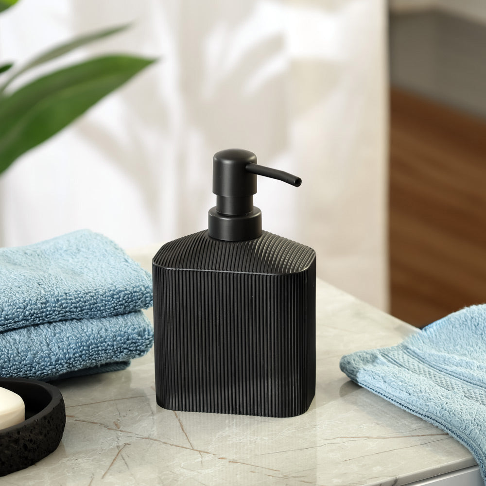 Lined Soap Dispenser - Black