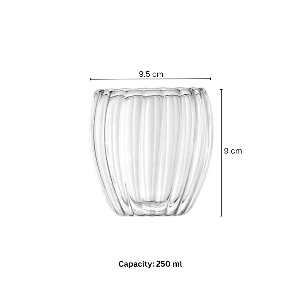 Lines Double Wall Tumbler - Medium
