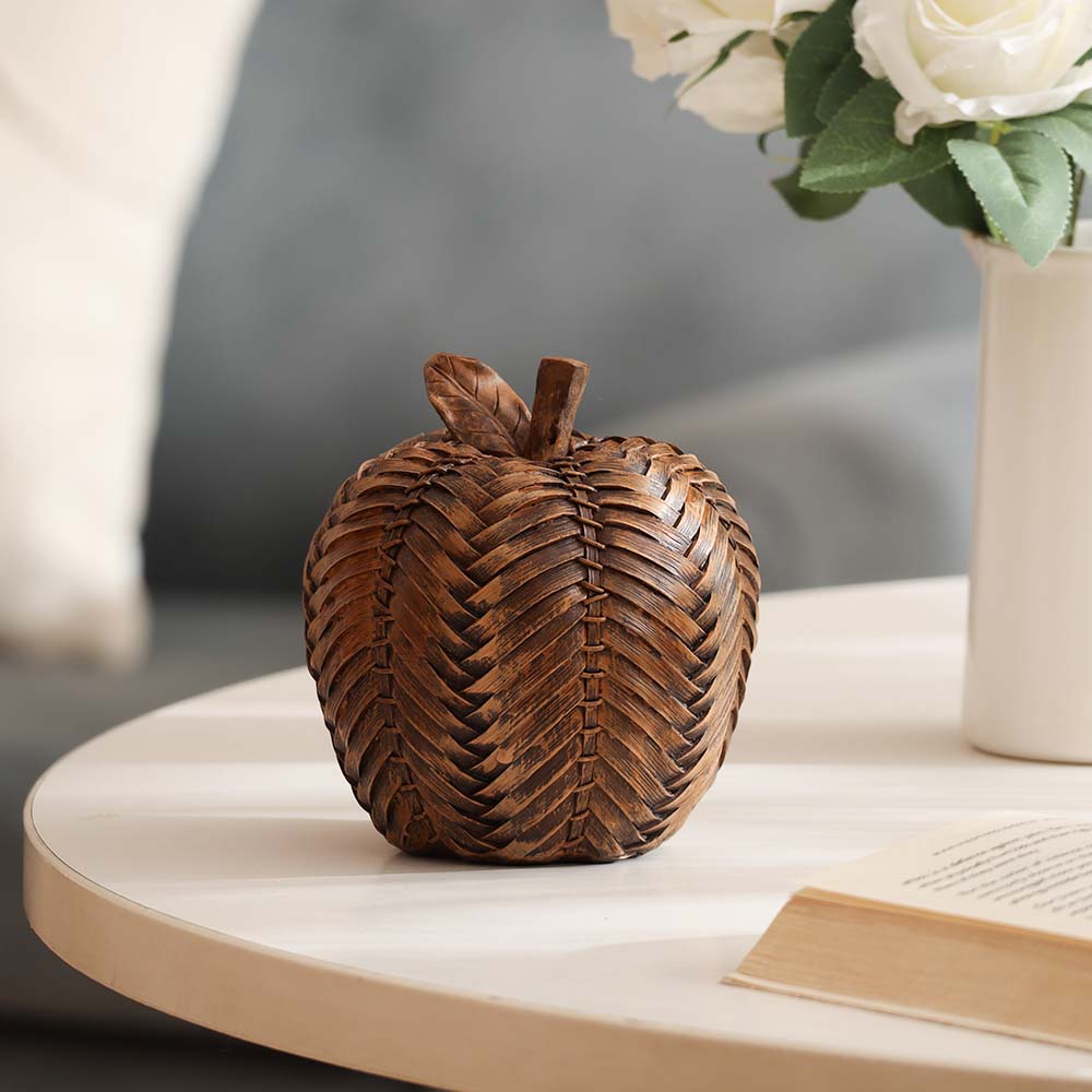 Finley Apple Decorative Accent - Brown