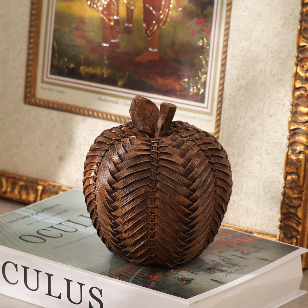 Finley Apple Decorative Accent - Brown
