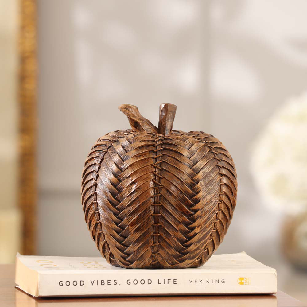 Finley Apple Decorative Accent - Brown