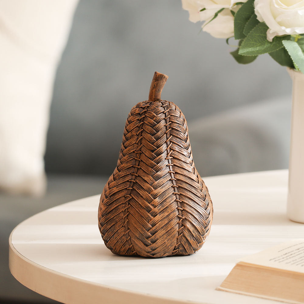 Finley Pear Decorative Accent - Brown