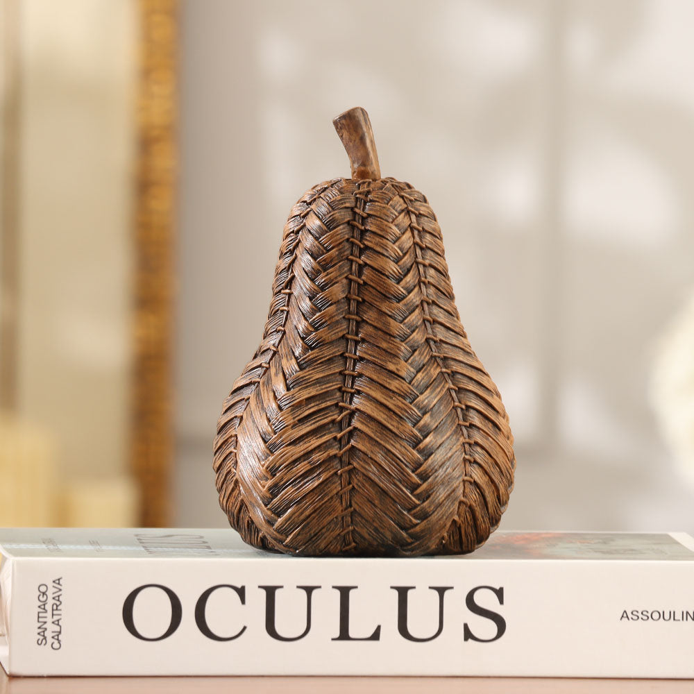 Finley Pear Decorative Accent - Brown