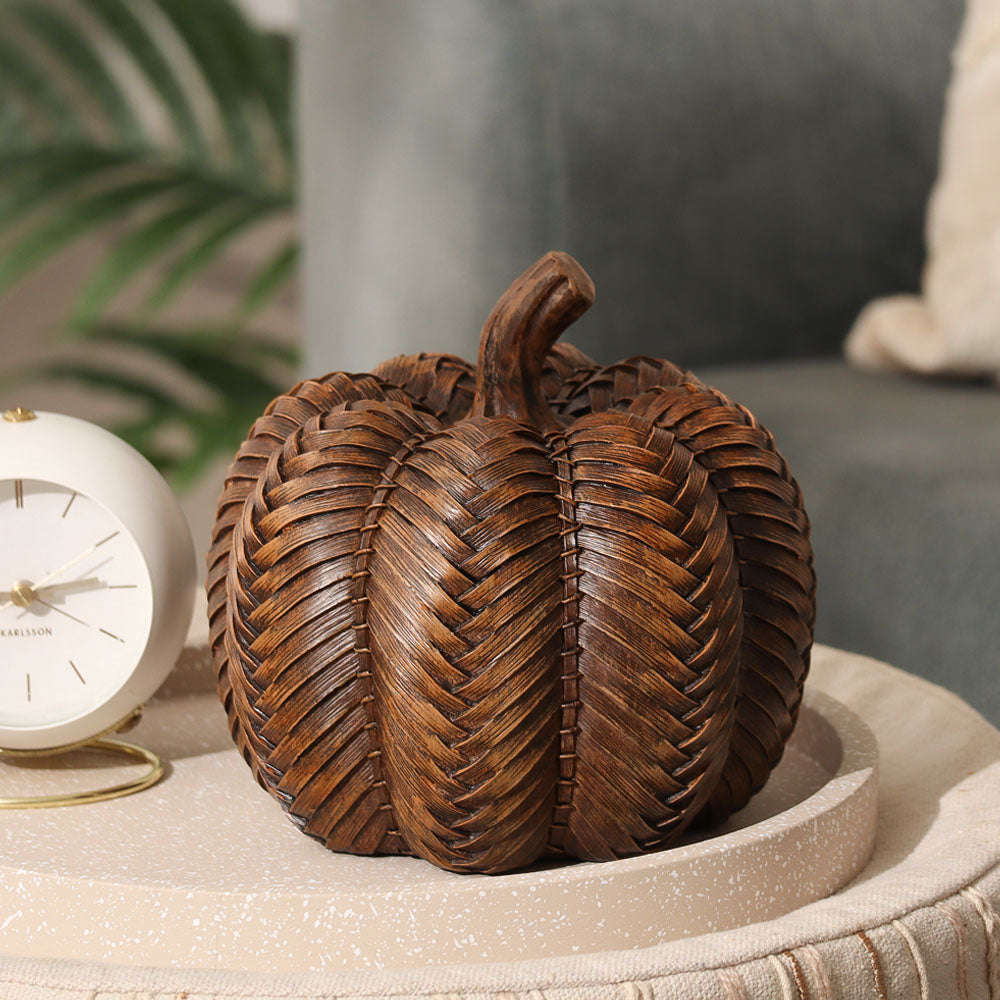Finley Pumpkin Decorative Accent - Brown