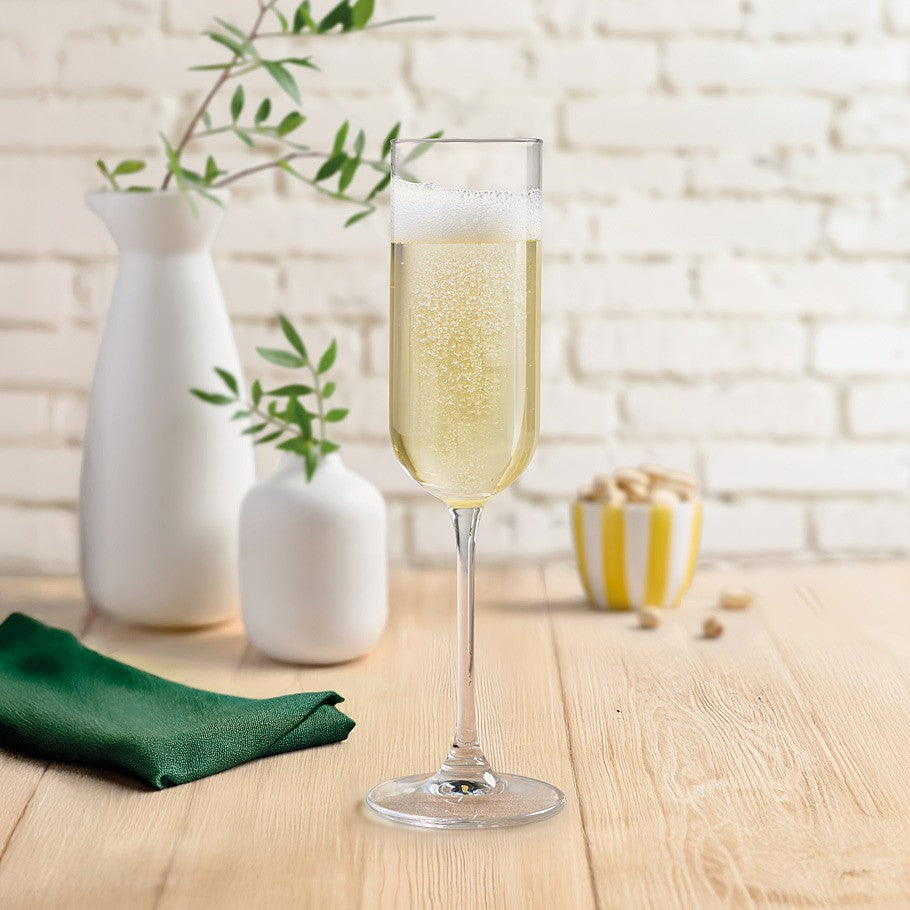 Liora Flute Glasses 210ml, Set of 4