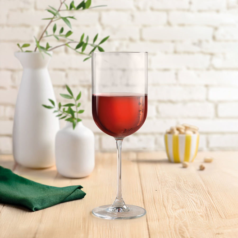 Liora Red Wine Glasses 410ml, Set of 4