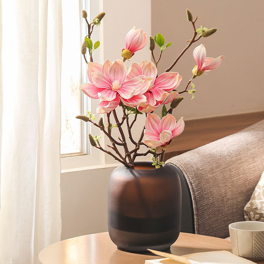 Lotus Magnolia Faux Stem - Pink Sunrise