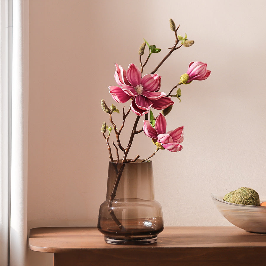 Lotus Magnolia Faux Stem - Purple